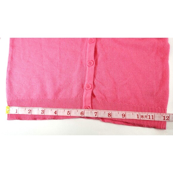 Merona Women's Cardigan Favorite Knit Textured Pink Sweater Size M - Picture 14 of 16